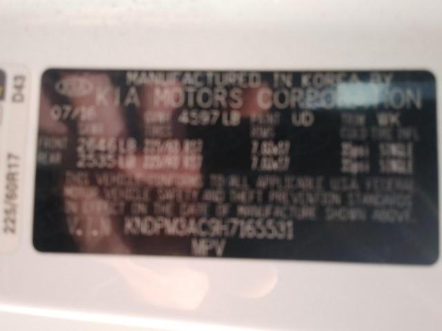 KNDPM3AC9H7165531 KIA Sportage Lx