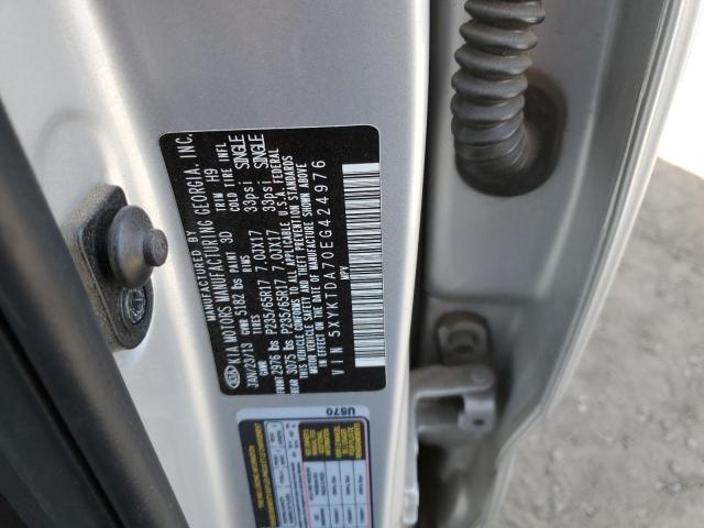 5XYKTDA70EG424976 KIA SORENTO LX