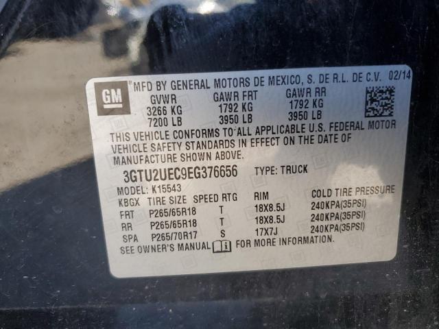 3GTU2UEC9EG376656 GMC Sierra K1500 Sle