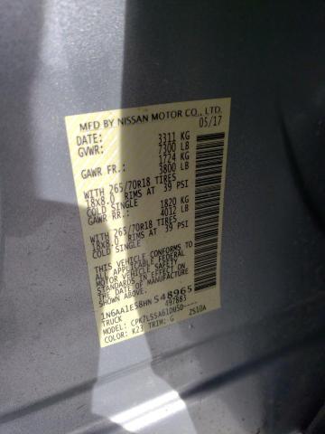 1N6AA1E58HN548965 Nissan TITAN SV