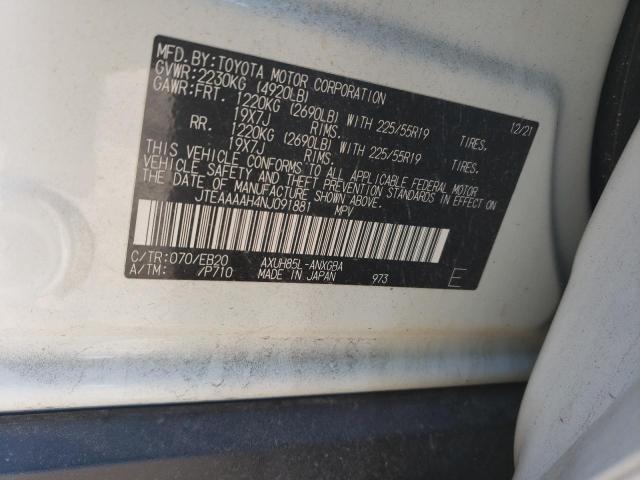 2022 TOYOTA VENZA LE - JTEAAAAH4NJ091881
