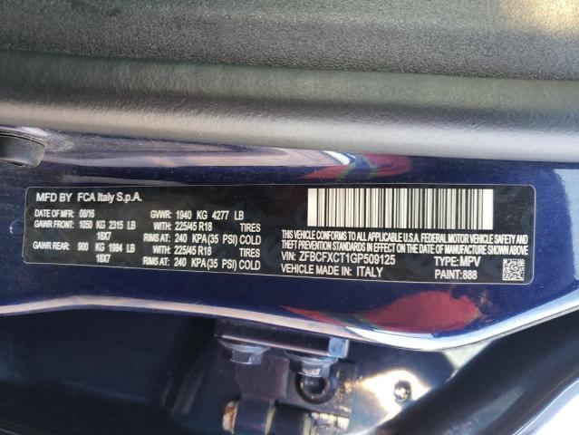 2016 FIAT 500X TREKK - ZFBCFXCT1GP509125
