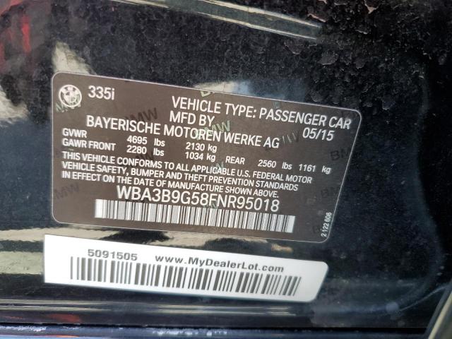 2015 BMW 335 XI - WBA3B9G58FNR95018