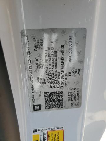 2021 CHEVROLET SILVERADO - 3GCNWAEF3MG254830
