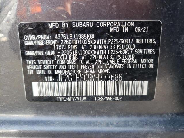 JF2GTHSC9MH373686 Subaru Crosstrek Sport
