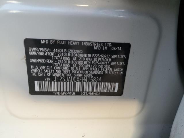 2015 SUBARU FORESTER 2 - JF2SJADCXFH415824