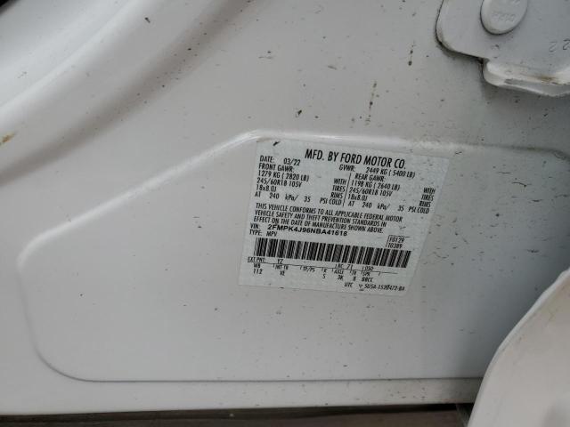 2022 FORD EDGE SEL - 2FMPK4J96NBA41618