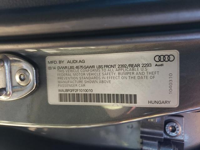 2015 AUDI S3 PREMIUM - WAUBFGFF2F1010010