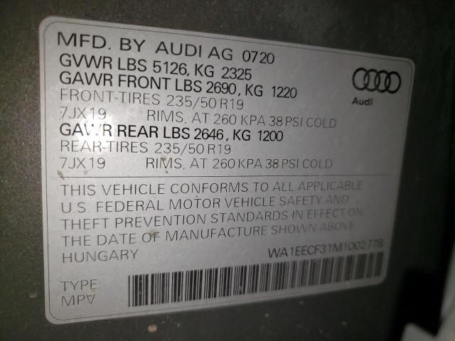 2021 AUDI Q3 PREMIUM - WA1EECF31M1002778