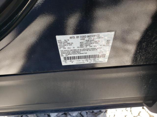 2018 FORD UK 1FM5K7D8XJGB96798
