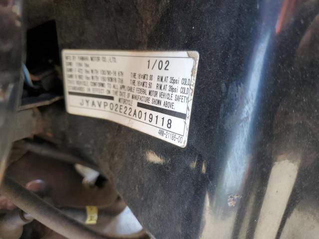 2002 YAMAHA XV1600 AS JYAVP02E22A019118