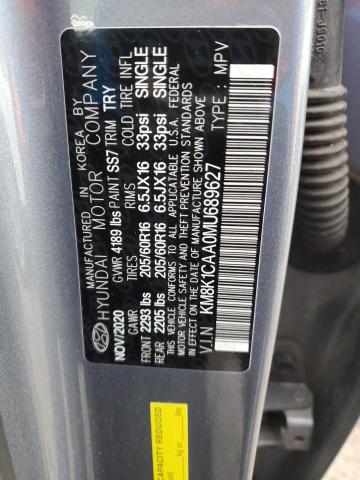 KM8K1CAA0MU689627 Hyundai Kona Se