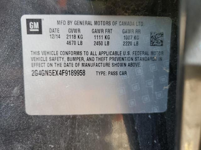 2G4GN5EX4F9189958 Buick Regal Premium