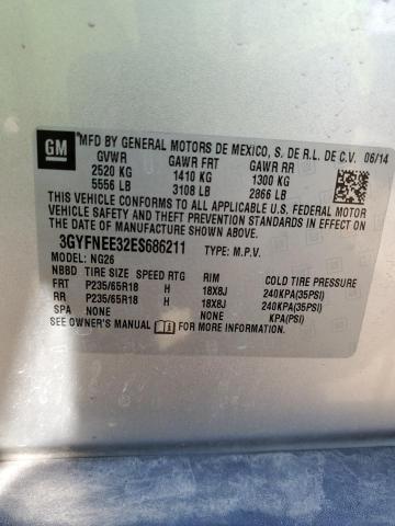 3GYFNEE32ES686211 Cadillac Srx Luxury Collection
