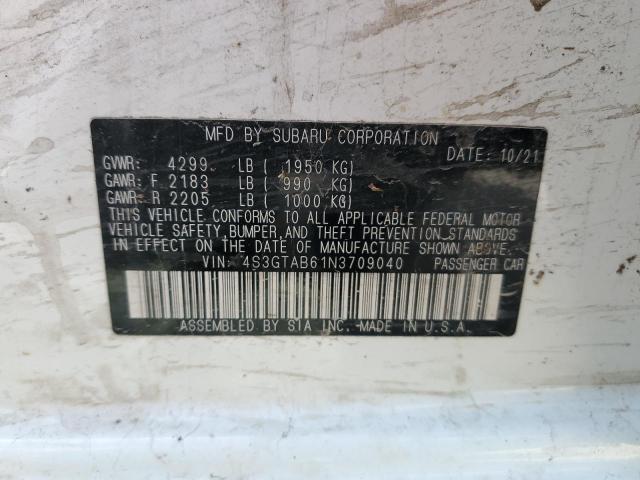 4S3GTAB61N3709040 Subaru IMPREZA