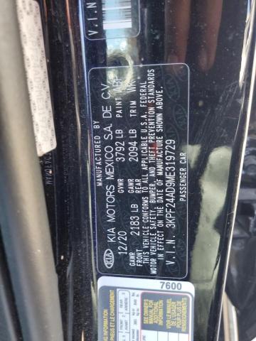 3KPF24AD9ME319729 KIA FORTE FE