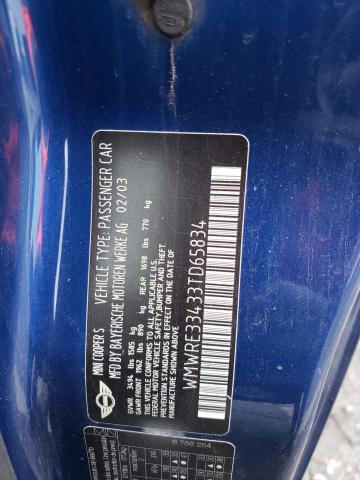 WMWRE33433TD65834 Mini COOPER S