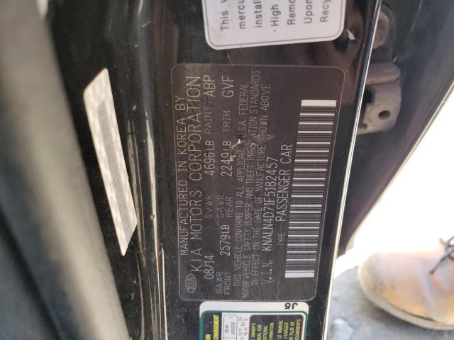 2015 KIA CADENZA PR - KNALN4D71F5182457
