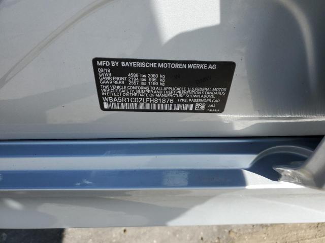 WBA5R1C02LFH81876 BMW 330I