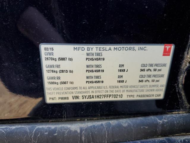 5YJSA1H27FFP70210 Tesla Model S 85d