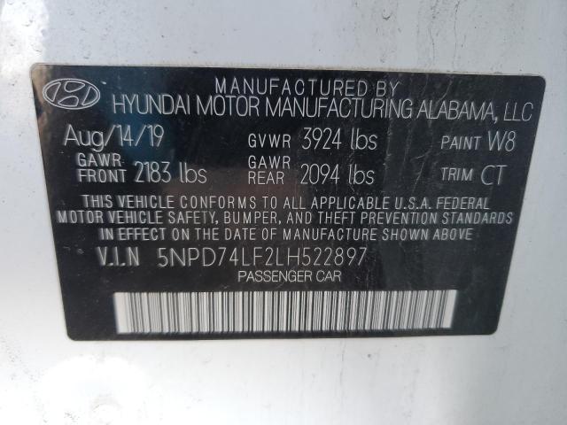 2020 HYUNDAI ELANTRA SE - 5NPD74LF2LH522897