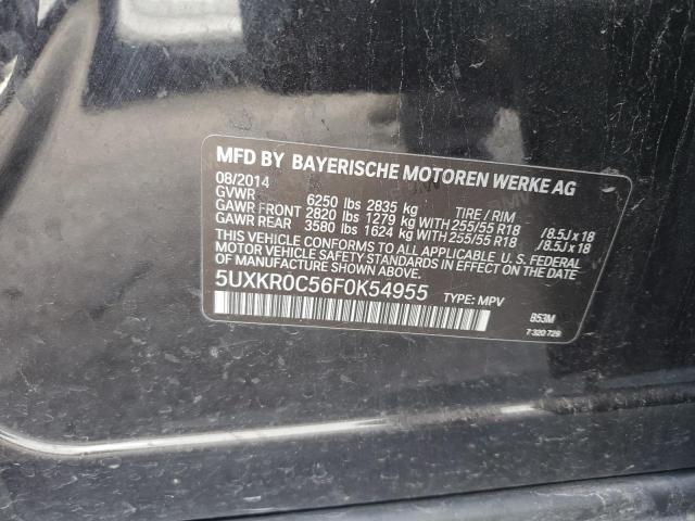5UXKR0C56F0K54955 BMW X5 Xdrive35i