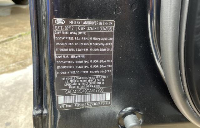 SALAC2D49CA647203 Land Rover LR4
