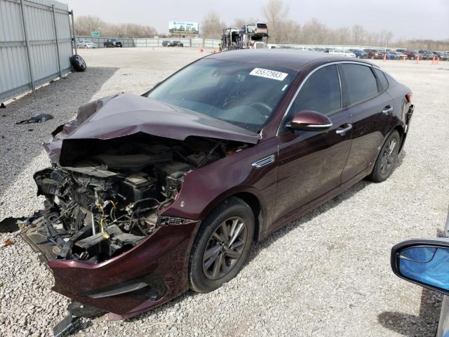 Salvage cars for sale from Copart Wichita, KS: 2020 KIA Optima LX