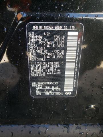 2022 INFINITI QX80 SENSO JN8AZ2BF1N9742986