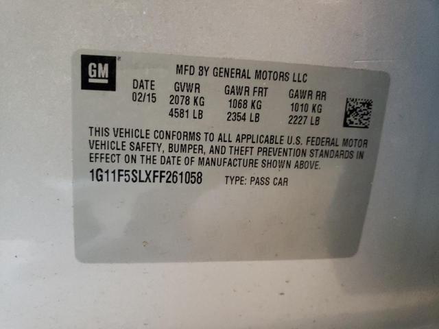 2015 CHEVROLET MALIBU LTZ - 1G11F5SLXFF261058