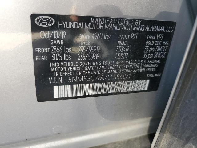 2020 HYUNDAI SANTA FE L - 5NMS5CAA7LH186871