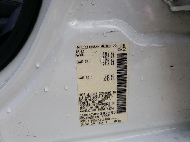 1N4BL4CV0NN382593 Nissan ALTIMA SR