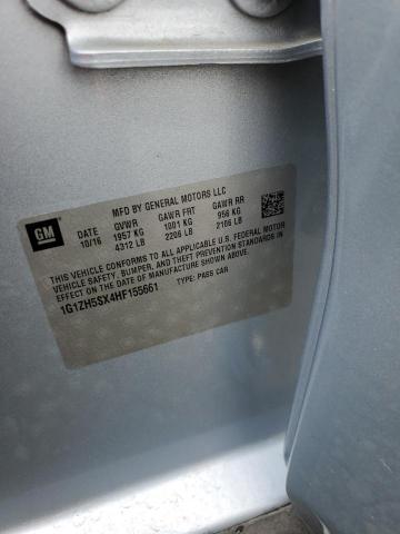 2017 CHEVROLET MALIBU PRE - 1G1ZH5SX4HF155661