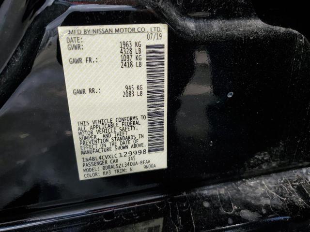1N4BL4CVXLC129998 Nissan ALTIMA SR