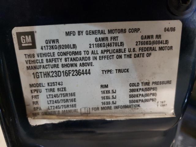 1GTHK23D16F236444 GMC Sierra K2500 Heavy Duty