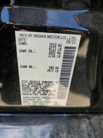 1N4AL3AP4FC580035 Nissan ALTIMA 2.5