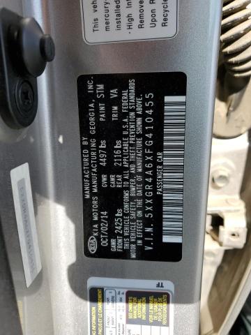 5XXGR4A6XFG410455 KIA OPTIMA SX