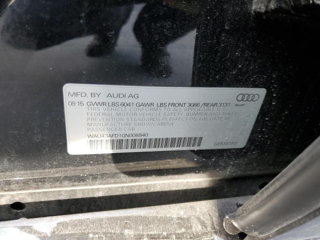 2016 AUDI A8 L QUATT - WAU43AFD1GN008840