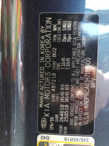 2017 KIA SPORTAGE S - KNDPRCA61H7181900