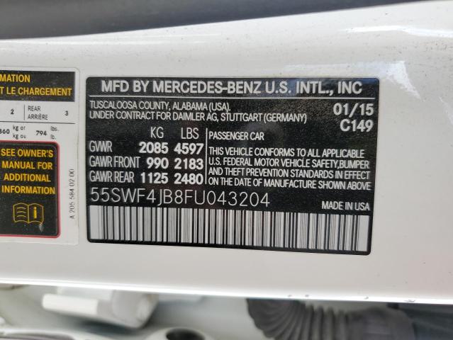 55SWF4JB8FU043204 Mercedes-Benz C 300