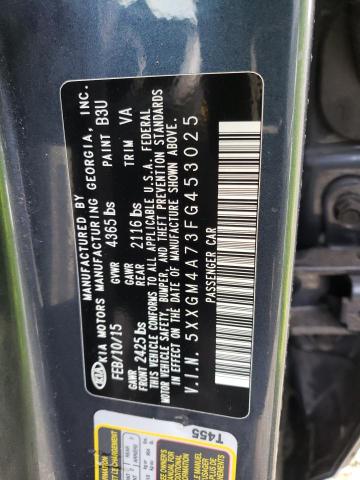 5XXGM4A73FG453025 KIA Optima Lx