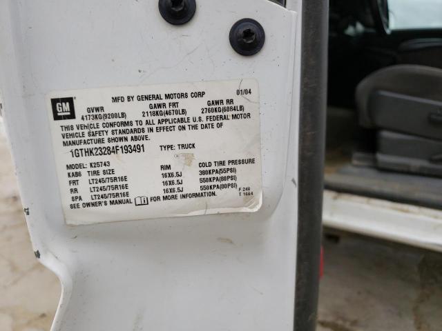 1GTHK23284F193491 GMC Sierra K2500 Heavy Duty