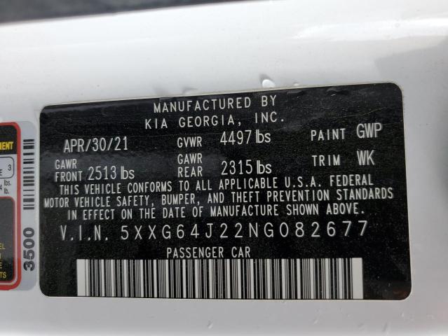 5XXG64J22NG082677 KIA K5 GT LINE