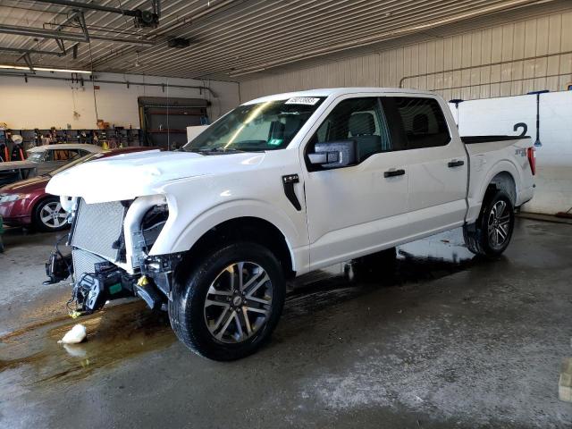 Salvage cars for sale from Copart Candia, NH: 2021 Ford F150 Supercrew