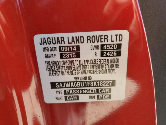 SAJWA6BU1F8K18227 Jaguar F-TYPE S