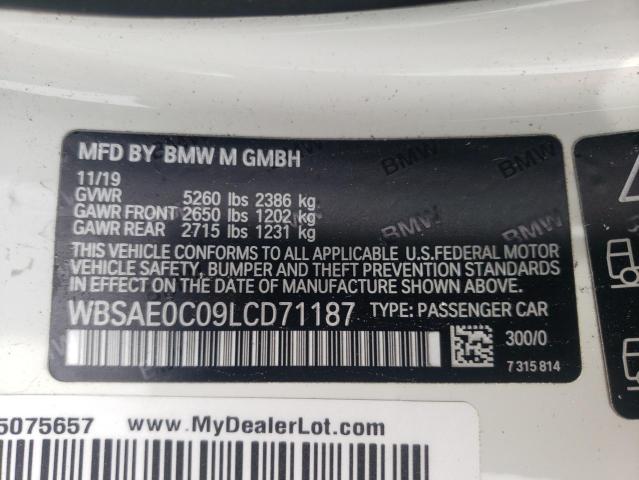 WBSAE0C09LCD71187 BMW M8
