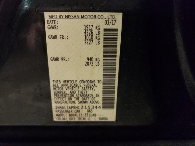 1N4AL3AP8HC215344 Nissan ALTIMA 2.5