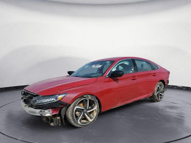 Salvage cars for sale from Copart New Orleans, LA: 2022 Honda Accord Hybrid Sport