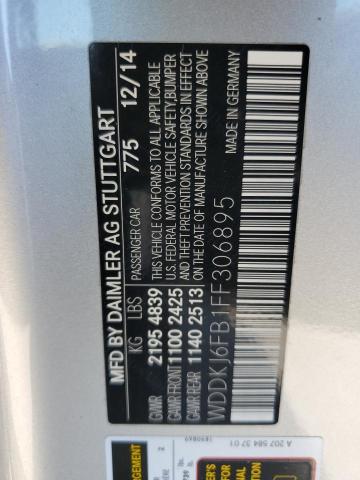 2015 MERCEDES-BENZ E 400 - WDDKJ6FB1FF306895
