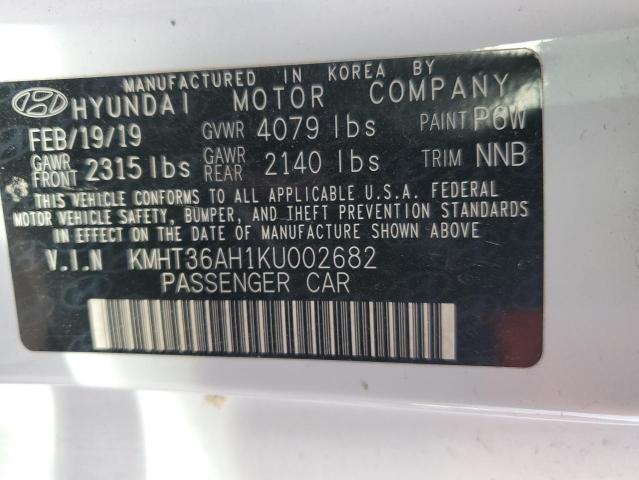 2019 HYUNDAI VELOSTER N - KMHT36AH1KU002682